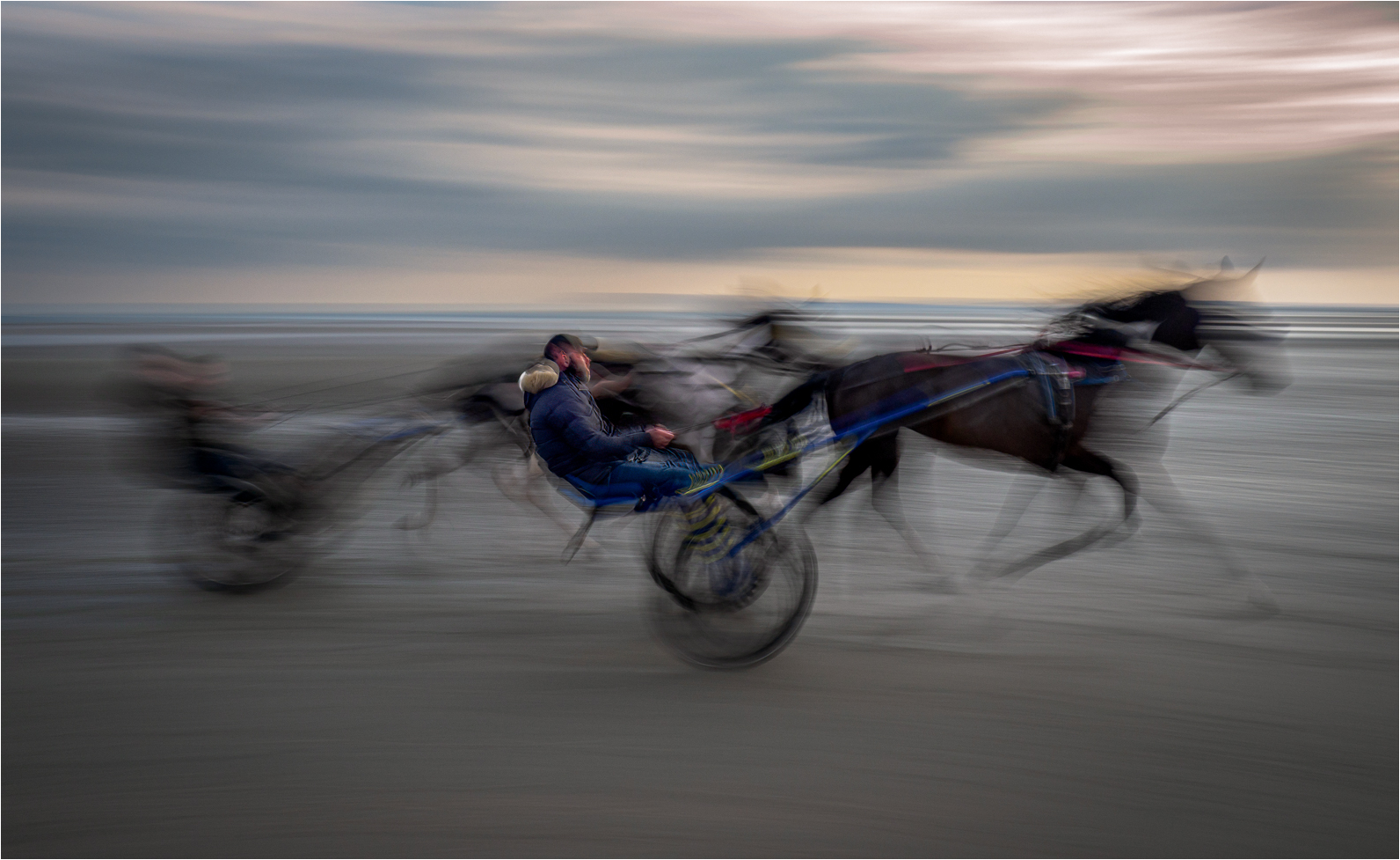 1st Place and Print Of The Evening - Peter Hickson - Evening Trotters